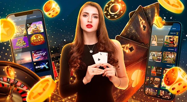 Tampilan mobile blackjack dengan warna merah tegas